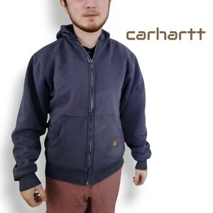 Carhartt Vintage Men's Navy Hoodie